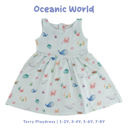French Terry Dress - Oceanic World
