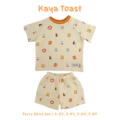 French Terry Shirt & Shorts - Kaya Toast