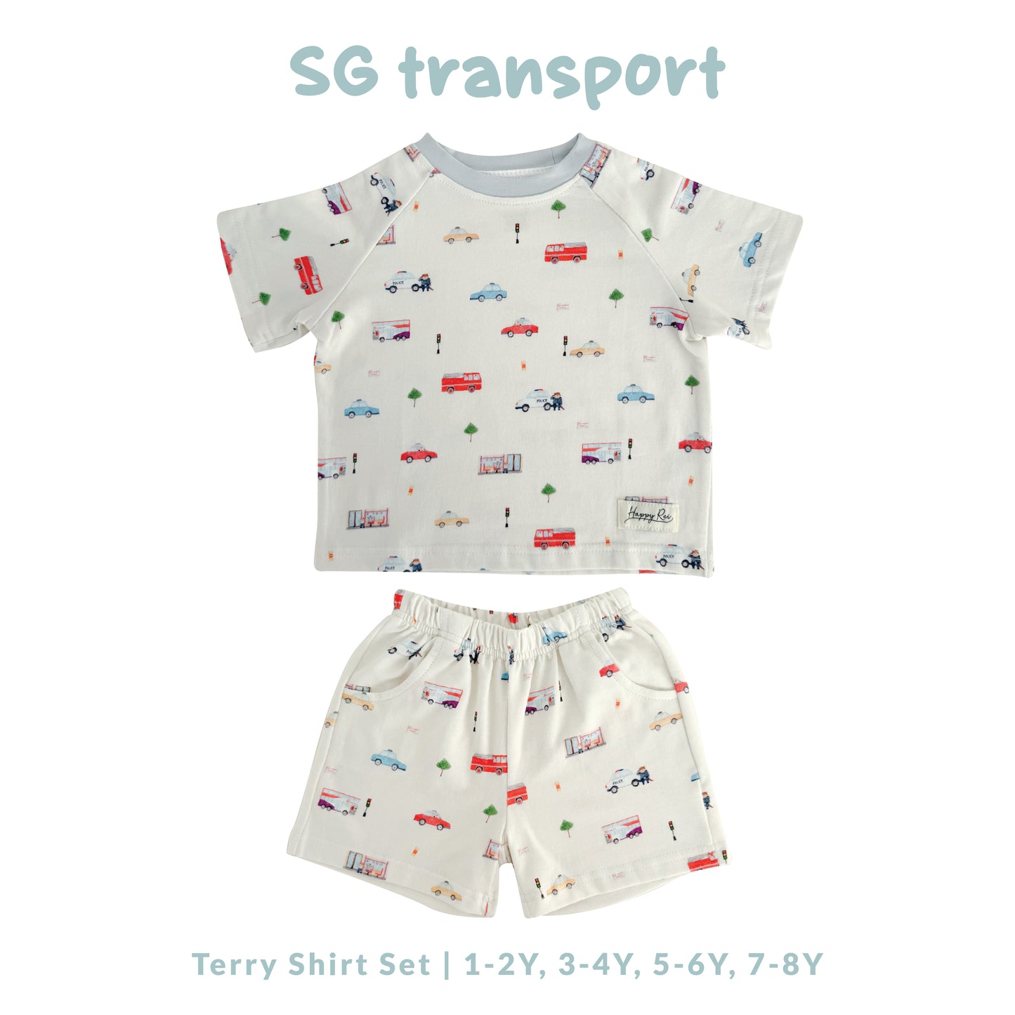 French Terry Shirt & Shorts - SG Transport