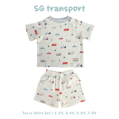 French Terry Shirt & Shorts - SG Transport