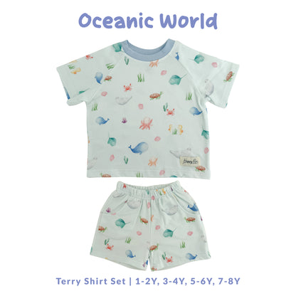 French Terry Shirt & Shorts - Oceanic World