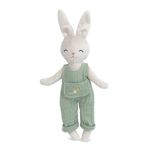 Bunny Plush Doll (green jumper)