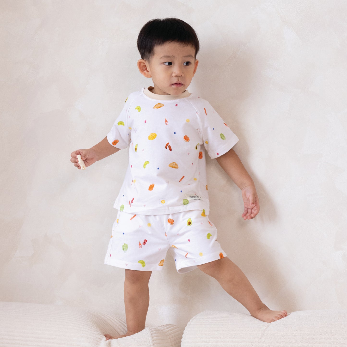 French Terry Shirt & Shorts - Brunch Club
