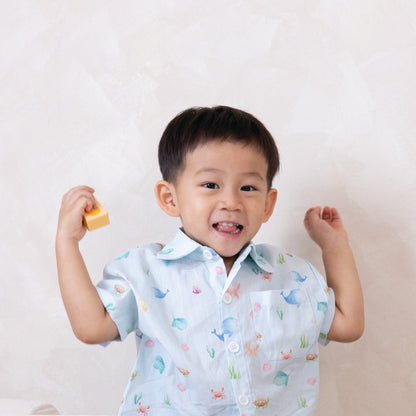 Linen Shirt and Shorts - Oceanic World