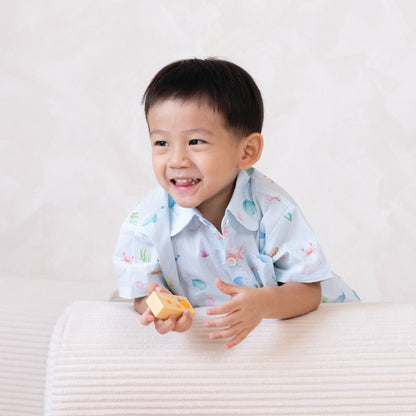 Linen Shirt and Shorts - Oceanic World