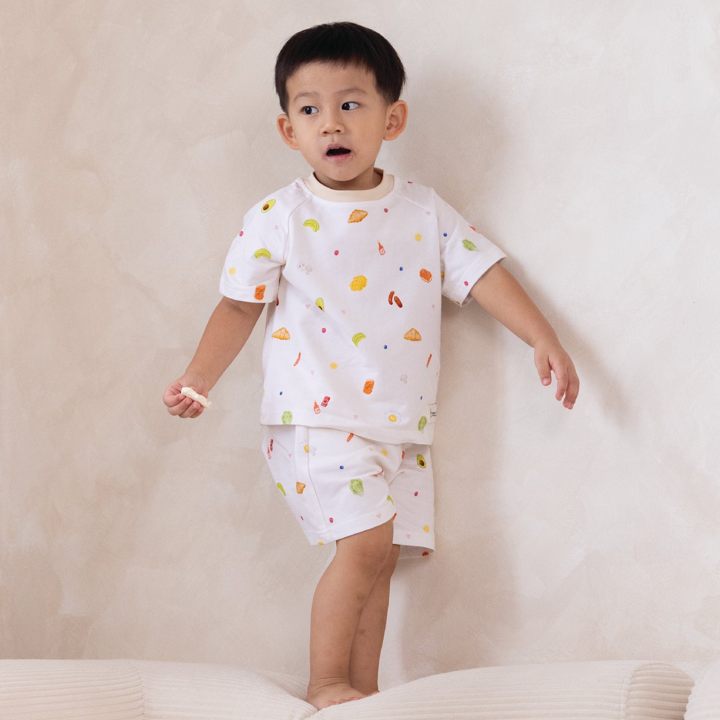 French Terry Shirt & Shorts - Brunch Club