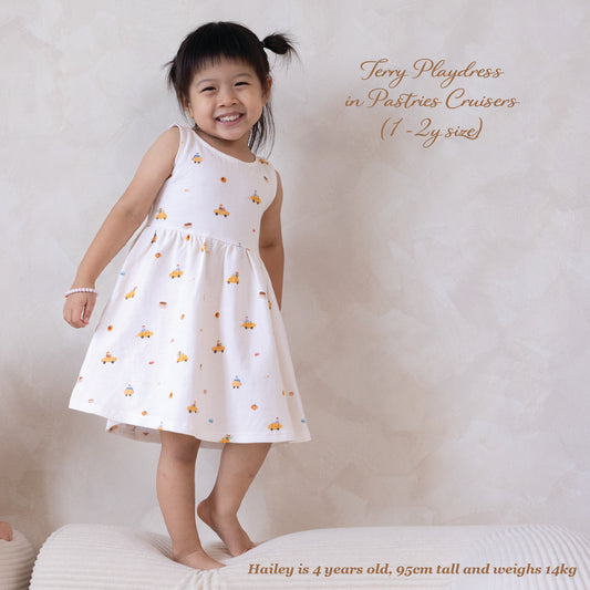 French Terry Dress - Pastries Cruisers