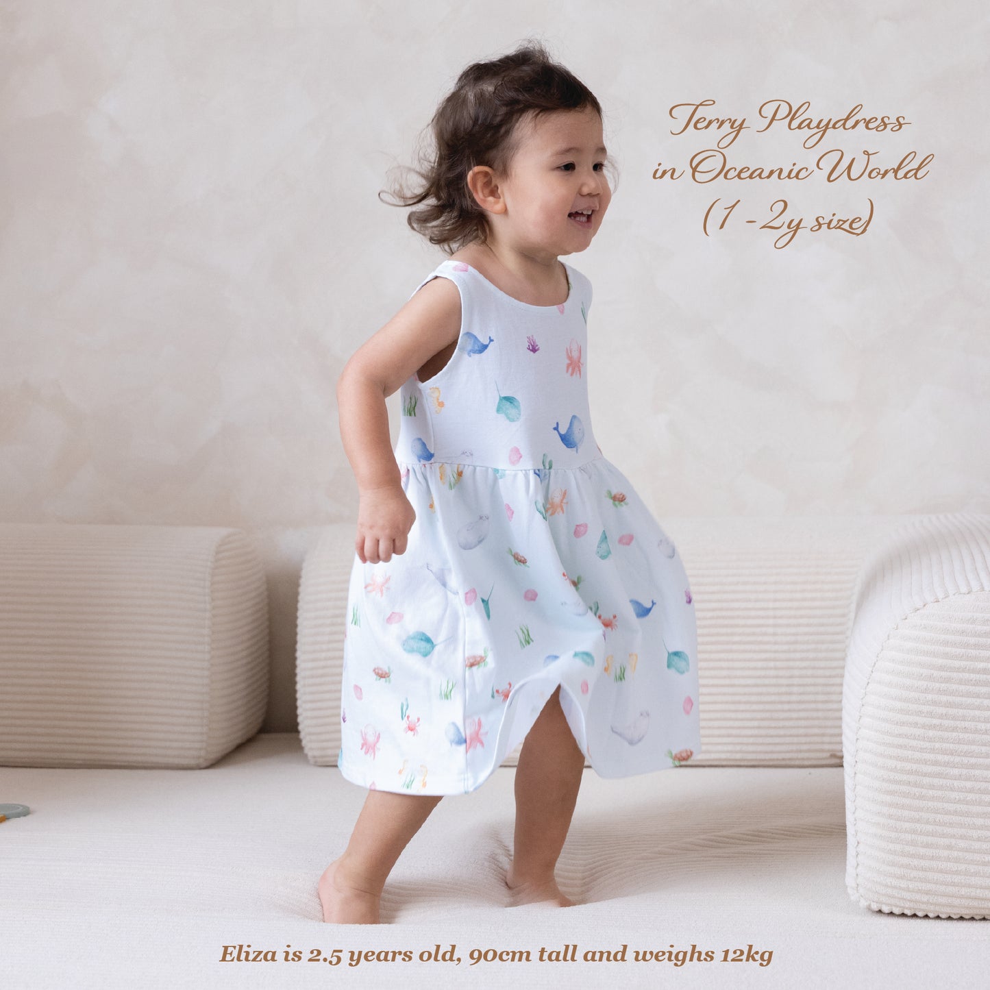 French Terry Dress - Oceanic World