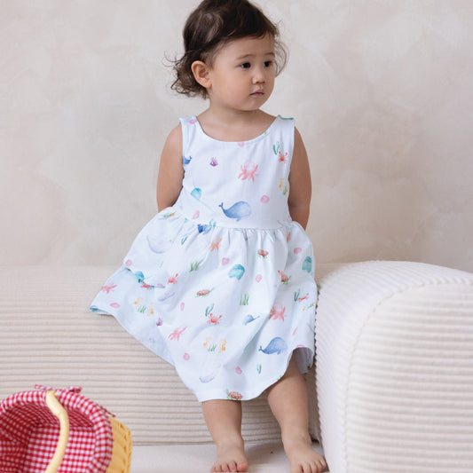 French Terry Dress - Oceanic World