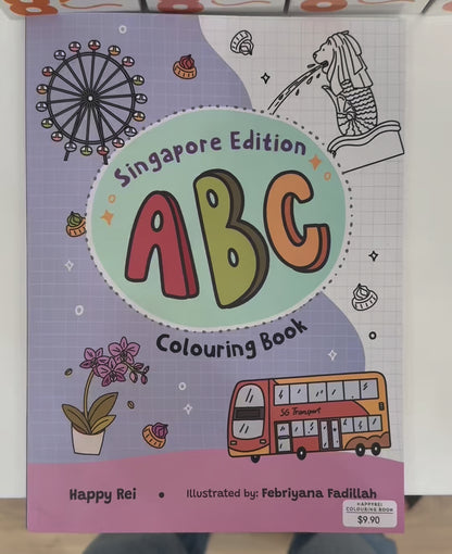 Singapore-Inspired A-Z Colouring Book