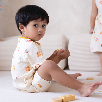French Terry Shirt & Shorts - Kaya Toast