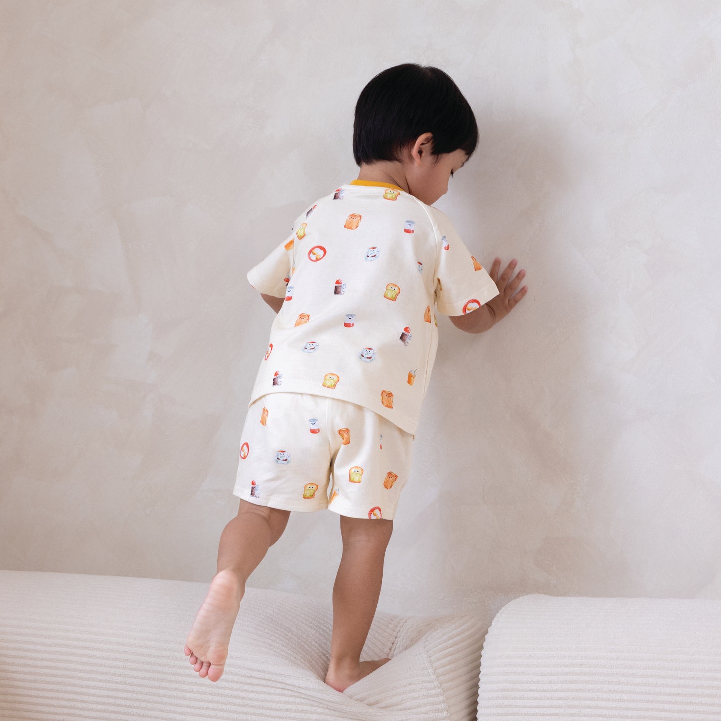 French Terry Shirt & Shorts - Kaya Toast