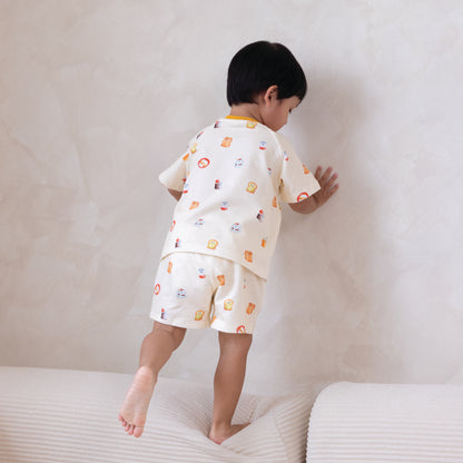 French Terry Shirt & Shorts - Kaya Toast