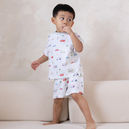 French Terry Shirt & Shorts - SG Transport